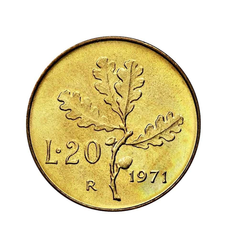 20 Lires - Italie - 1957-2001