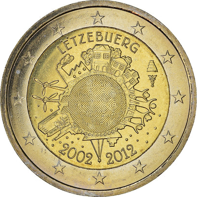 Luxembourg, 
            
               2 Euro, 
            
               €uro 2002-2012