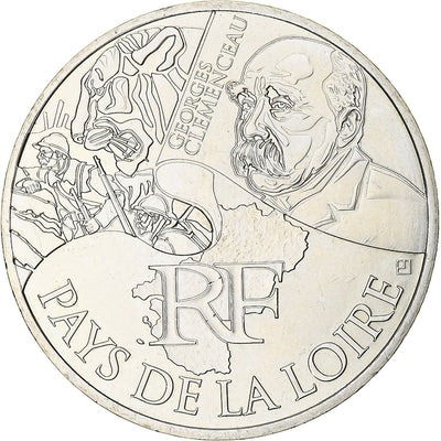 France, 
            
               10 Euro, 
            
               Pays de la Loire