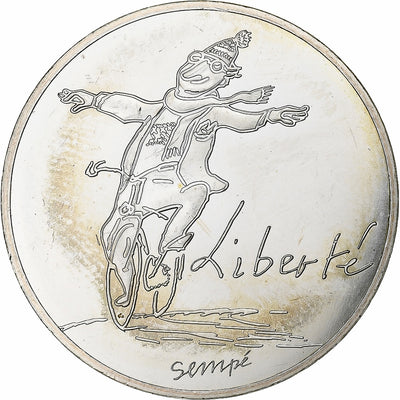 France, 
            
               10 Euro, 
            
               Sempé - Hiver - Liberté