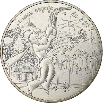 France, 
            
               10 Euro, 
            
               Le Petit Prince (joue à la pelote basque)