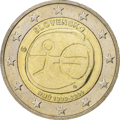 Slovaquie, 
            
               2 Euro, 
            
               European Monetary Union