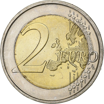 Belgique, 
            
               2 Euro, 
            
               European Monetary Union