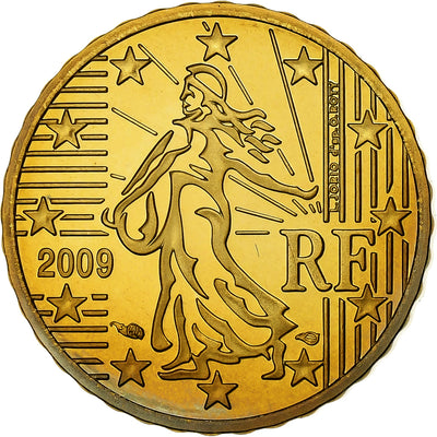 France, 
            
               10 Euro Cent, 
            
               2009