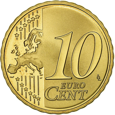 France, 
            
               10 Euro Cent, 
            
               2010