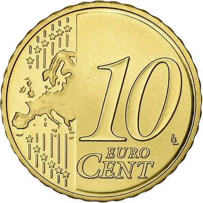 France, 
            
               10 Euro Cent, 
            
               2012