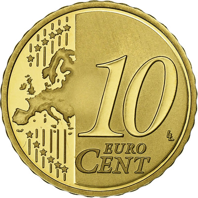 France, 
            
               10 Euro Cent, 
            
               2014