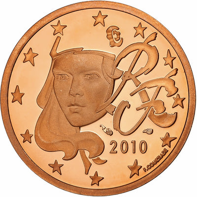 France, 
            
               5 Euro Cent, 
            
               2010