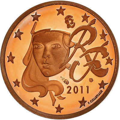 France, 
            
               2 Euro Cent, 
            
               2011