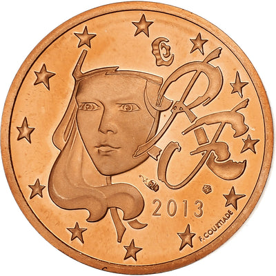 France, 
            
               2 Euro Cent, 
            
               2013