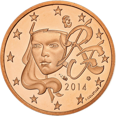 France, 
            
               2 Euro Cent, 
            
               2014