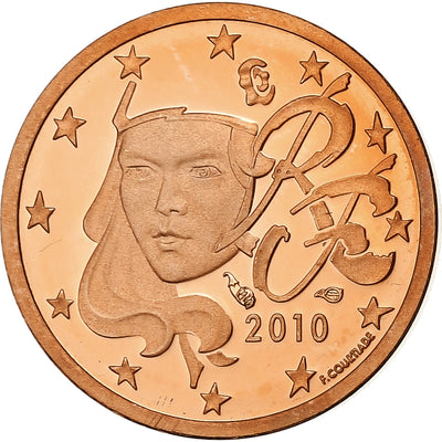 France, 
            
               Euro Cent, 
            
               2010