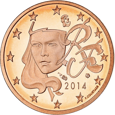 France, 
            
               Euro Cent, 
            
               2014