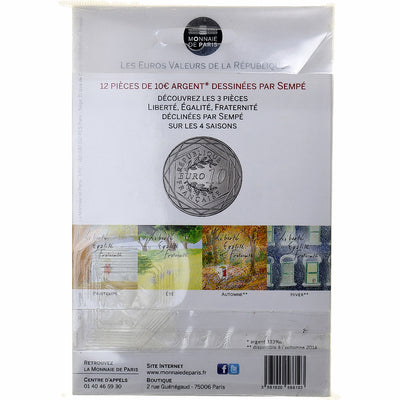 France, 
            
               10 Euro, 
            
               Sempé Égalité Été