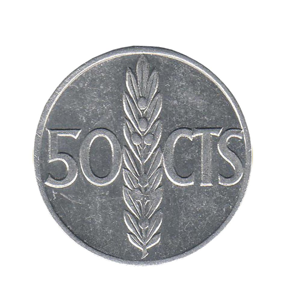 50 centimes - Francisco Franco - Espagne - 1966-1975