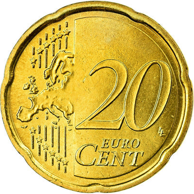 Italie, 
            
               20 Euro Cent, 
            
               2008