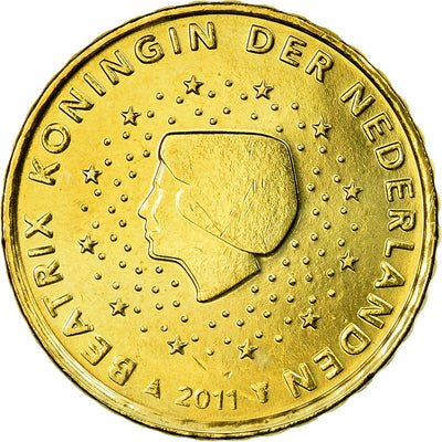 Pays-Bas, 
            
               10 Euro Cent, 
            
               2011