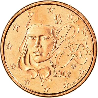 France, 
            
               Euro Cent, 
            
               2002