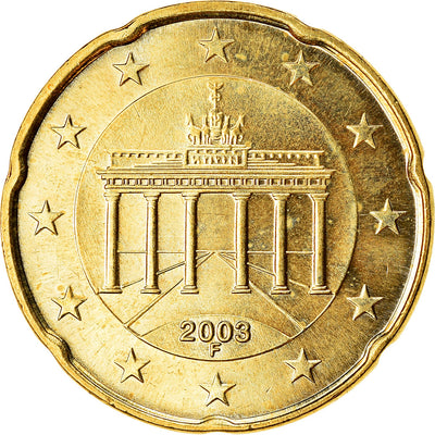 République fédérale allemande, 
            
               20 Euro Cent, 
            
               2003