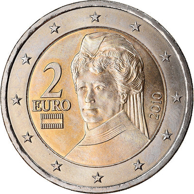 Autriche, 
            
               2 Euro, 
            
               2010