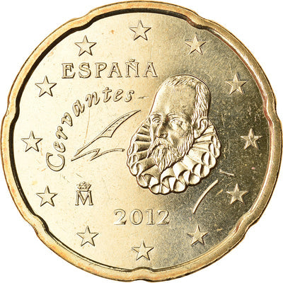 Espagne, 
            
               20 Euro Cent, 
            
               2012