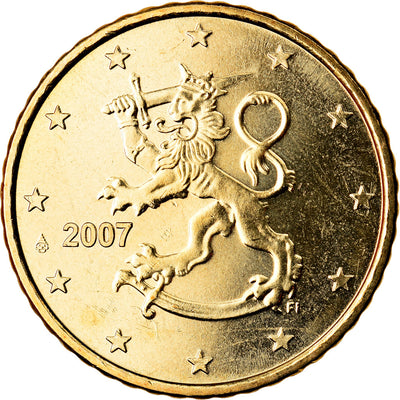 Finlande, 
            
               50 Euro Cent, 
            
               2007