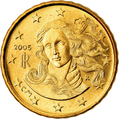 Italie, 
            
               10 Euro Cent, 
            
               2005