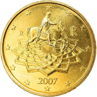 Italie, 
            
               50 Euro Cent, 
            
               2007