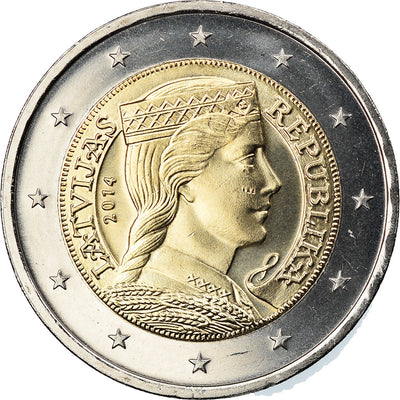 Latvia, 
            
               2 Euro, 
            
               2014