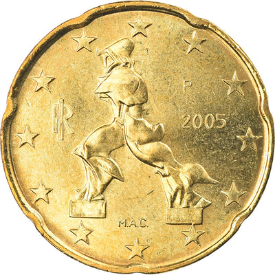 Italie, 
            
               20 Euro Cent, 
            
               2005