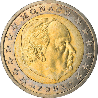 Monaco, 
            
               2 Euro, 
            
               2001